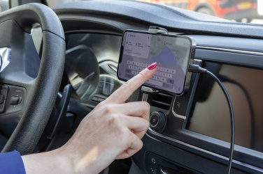 Logo trade promotional giveaways picture of: Acar RCS recycled plastic 360 degree car phone holder