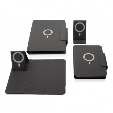 Logo trade promotional item photo of: Artic Magnetic 10W wireless charging phonestand