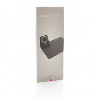 Logotrade promotional item image of: Artic Magnetic 10W wireless charging phonestand