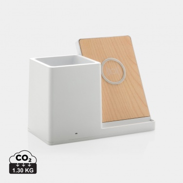 Logo trade promotional gift photo of: Ontario RCS recycled plastic 10W wireless charger
