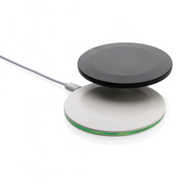 Logotrade promotional giveaway image of: RCS recycled plastic 15W Wireless fast charger