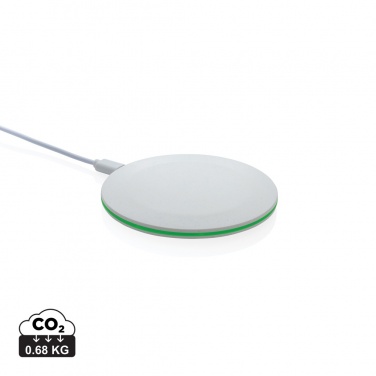 Logo trade promotional giveaway photo of: RCS recycled plastic 15W Wireless fast charger