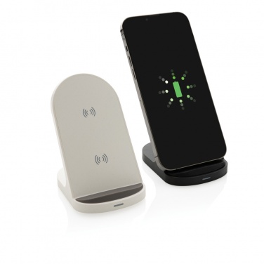 Logotrade promotional giveaways photo of: RCS recycled plastic double coil wireless stand 15W