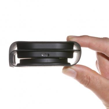 Logo trade promotional item photo of: Swiss Peak RCS rplastic 3-in-1 wireless 15W travel charger