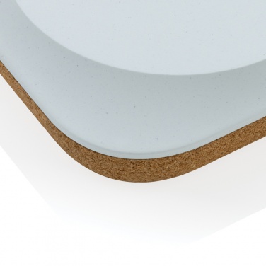Logo trade promotional gifts picture of: Oregon RCS recycled plastic and cork 10W wireless