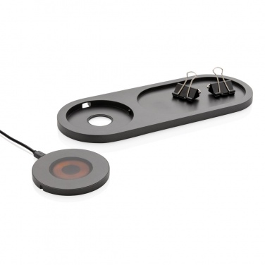 Logotrade promotional merchandise picture of: Encore 10W wireless charging valet tray