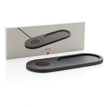 Logo trade promotional items picture of: Encore 10W wireless charging valet tray