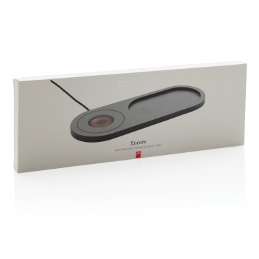 Logo trade promotional items picture of: Encore 10W wireless charging valet tray