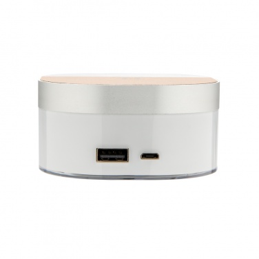 Logotrade advertising product picture of: Aria 5W Wireless Charging Digital Clock