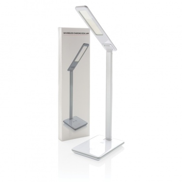 Logo trade promotional merchandise image of: 5W Wireless Charging Desk Lamp