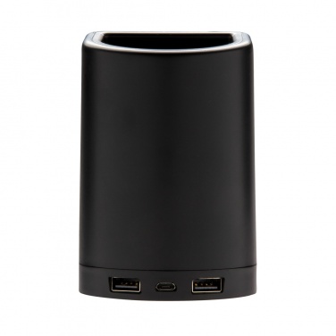 Logo trade promotional products picture of: Light up logo 5W wireless charging pen holder