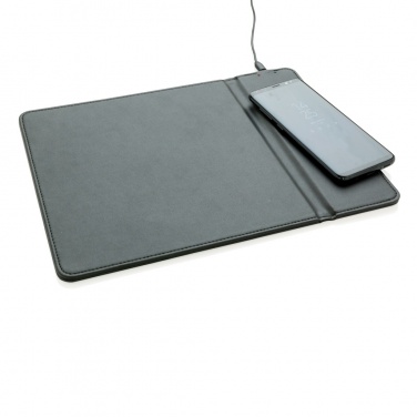 Logo trade business gift photo of: Mousepad with 5W wireless charging