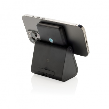 Logotrade promotional product picture of: Powerbase RCS recycled plastic 3 in 1 charger with powerbank