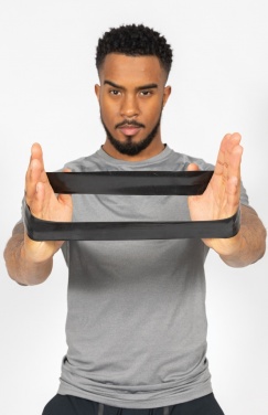 Logo trade advertising products picture of: 4pc elastic fitness bands in pouch