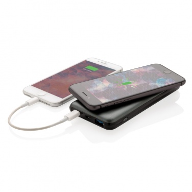 Logo trade promotional products image of: 10.000 mAh Fast Charging 10W Wireless Powerbank with PD