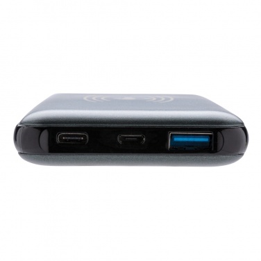 Logo trade corporate gift photo of: 10.000 mAh Fast Charging 10W Wireless Powerbank with PD