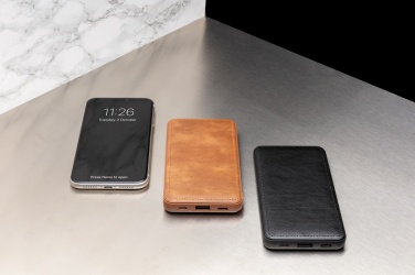 Logo trade promotional giveaways picture of: Tusca 10.000 mAh PU powerbank