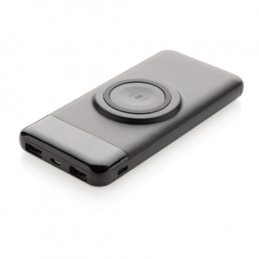 Logo trade promotional item photo of: 10.000 mah wireless powerbank with watch charger