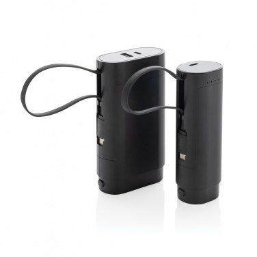 Logo trade promotional giveaway photo of: CycleCell 10,000 mah removable battery powerbank