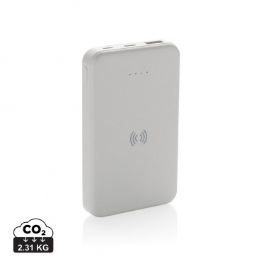 Logotrade corporate gift picture of: RCS recycled plastic 5.000 mAh 5W wireless powerbank