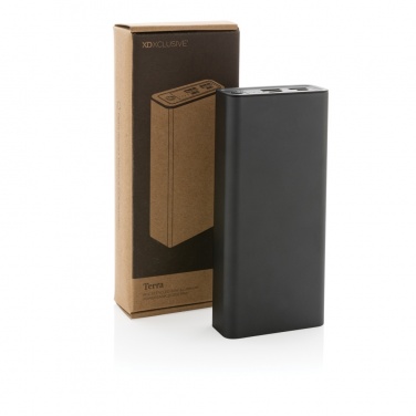 Logotrade promotional item picture of: Terra RCS recycled 20W aluminium powerbank 20.000 mAh