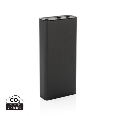 Logotrade corporate gift image of: Terra RCS recycled 20W aluminium powerbank 20.000 mAh