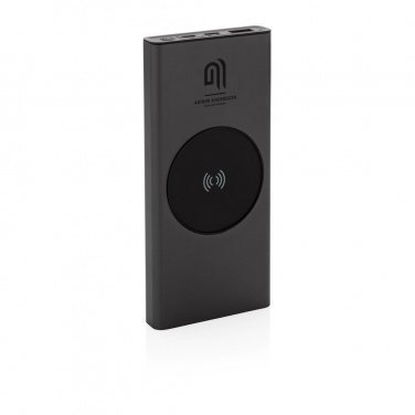 Logo trade promotional items image of: Terra RCS recycled 18W aluminium 10000 powerbank 10W