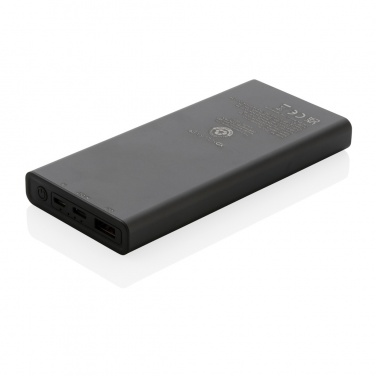 Logotrade promotional giveaway image of: Terra RCS recycled 18W aluminium powerbank 10.000 mAh