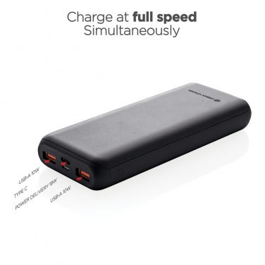 Logotrade promotional giveaway picture of: Urban Vitamin Pasadena 20.000 mAh 18W PD powerbank