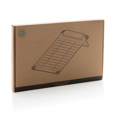 Logo trade promotional giveaways picture of: Solarpulse rplastic portable solar panel 5W