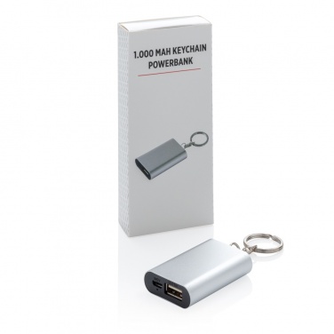 Logo trade promotional merchandise photo of: 1.000 mAh keychain powerbank