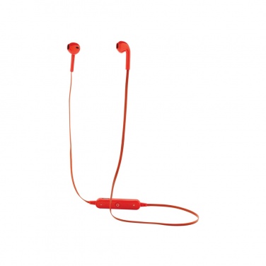 Logo trade promotional items image of: Wireless earbuds in pouch