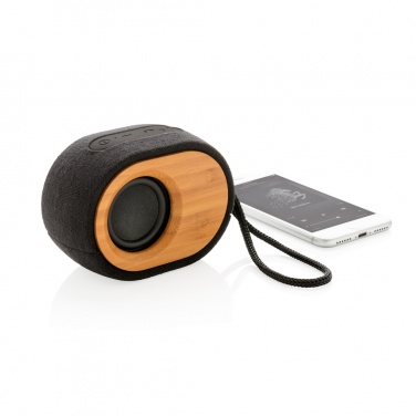 Logo trade promotional gifts image of: Bamboo X  speaker
