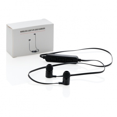 Logo trade corporate gifts picture of: Light up logo wireless earbuds