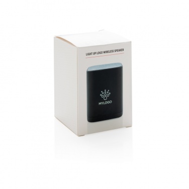 Logo trade advertising product photo of: Light up logo wireless speaker