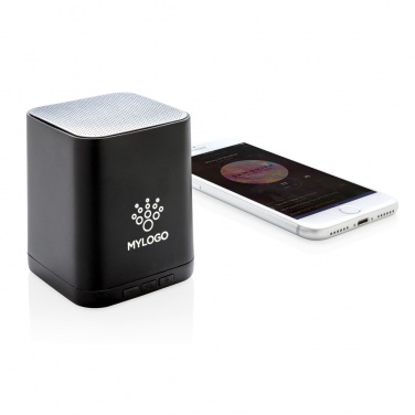 Logo trade corporate gifts picture of: Light up logo wireless speaker