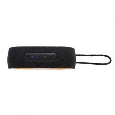 Logo trade promotional products image of: Bamboo X double speaker