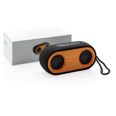 Logotrade promotional items photo of: Bamboo X double speaker