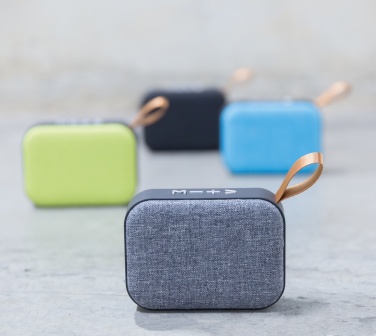 Logo trade promotional giveaways picture of: Fabric trend speaker