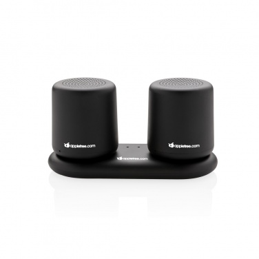 Logo trade promotional product photo of: Double induction charging speaker