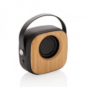 Logo trade promotional items picture of: Bamboo 3W Wireless Fashion Speaker