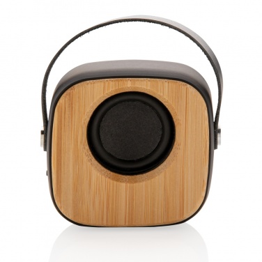 Logo trade promotional giveaway photo of: Bamboo 3W Wireless Fashion Speaker