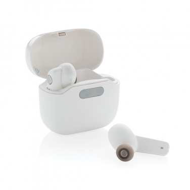 Logotrade promotional giveaway image of: TWS earbuds in UV-C sterilising charging case