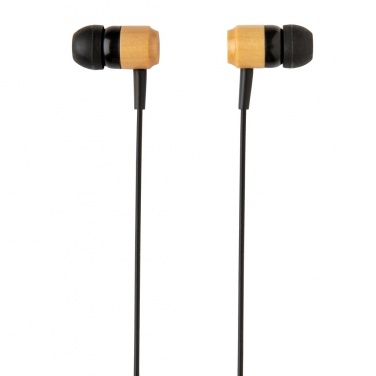 Logotrade corporate gift picture of: Bamboo wireless earbuds