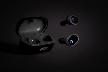 Logo trade promotional products picture of: Swiss peak TWS earbuds
