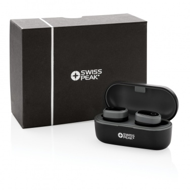 Logotrade promotional products photo of: Swiss peak TWS earbuds