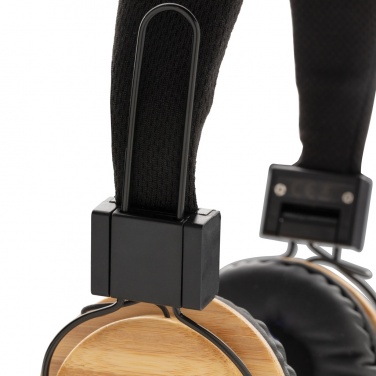 Logotrade promotional gifts photo of: Bamboo wireless headphone