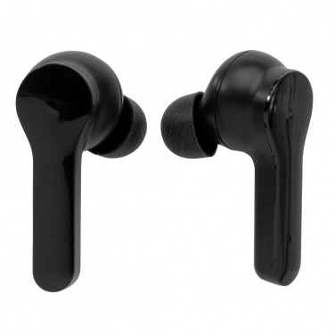 Logotrade advertising product picture of: Light up logo TWS earbuds in charging case