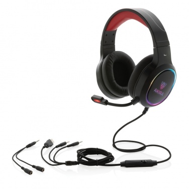 Logo trade promotional products picture of: RGB gaming headset