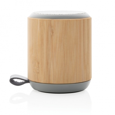 Logotrade promotional merchandise photo of: Bamboo and fabric 3W wireless speaker